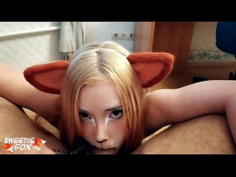 ❤️ Kitsune jibla 'dick u cum f'ħalqha Vidjow porn lilna
